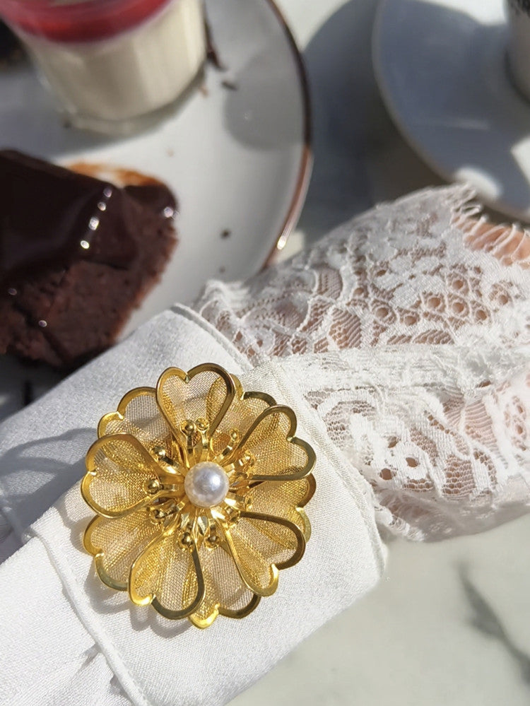Golden Bloom | 1 Set 2 Pieces