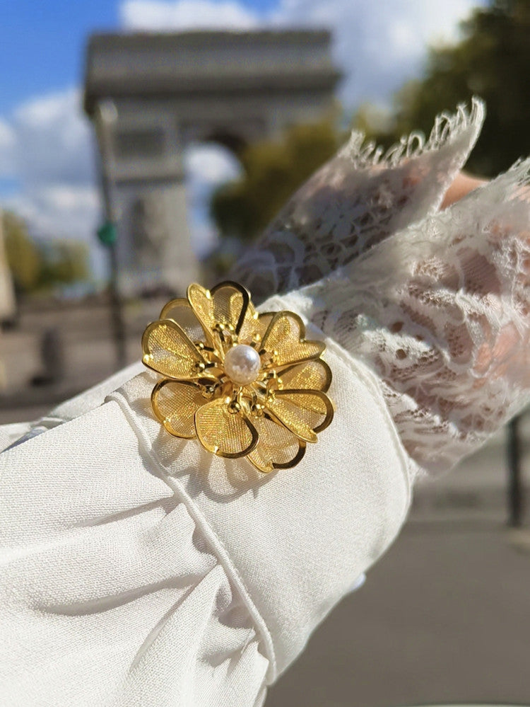 Golden Bloom | 1 Set 2 Pieces