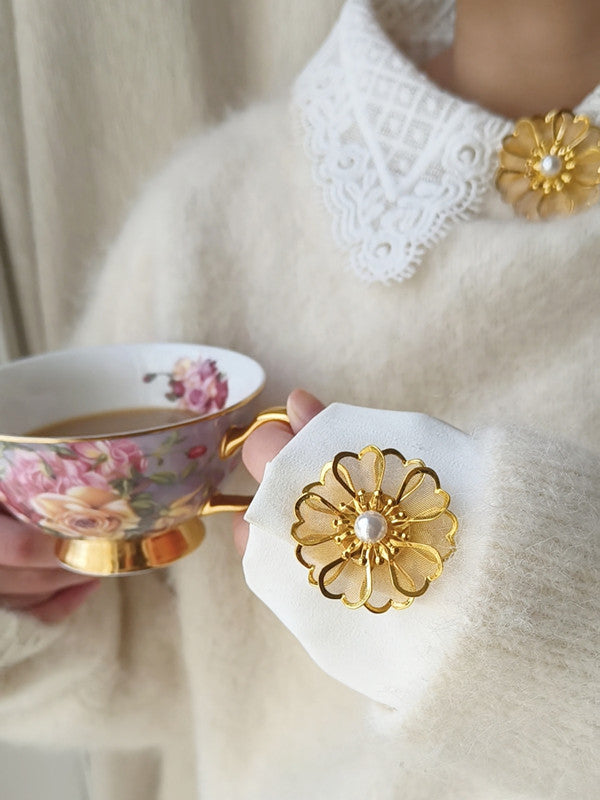 Golden Bloom | 1 Set 2 Pieces